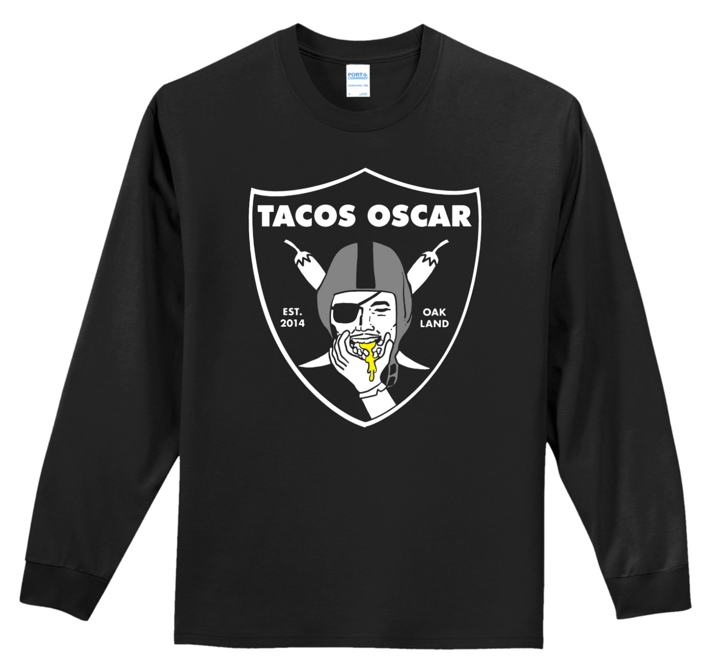 Tacos Oscar Raiders Long Sleeve T