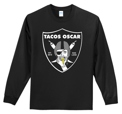 Tacos Oscar Raiders Long Sleeve T
